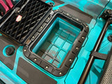 Kayak monoposto divisibile a pedali con pinne BIG MAMA START S500 componibile + GARMIN striker VIVID 5 cv + kit schermo ecoscandaglio