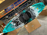 Kayak monoposto divisibile a pedali con pinne BIG MAMA START S500 componibile + GARMIN striker VIVID 7 sv + kit schermo ecoscandaglio