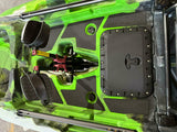 Kayak monoposto divisibile a pedali con pinne BIG MAMA START S500 componibile + motore Bixpy K1 Angler PRO Kit Outboard con batteria inclusa PP-768 Wh + Adattatore Low Profile Thruhull Pedal Drive