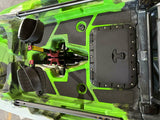 Kayak monoposto divisibile a pedali con pinne BIG MAMA START S500 componibile + GARMIN striker VIVID 5 cv + kit schermo ecoscandaglio