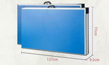 Ping Pong da interno Richiudibile salvaspazio Urban Play, con ruote, misure regolamentari, racchette e palline incluse, colore azzurro