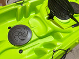 Kayak GIL FAMILY, 2 posti adulto + 1 bimbo, incluso sedili, ruote e pagaie