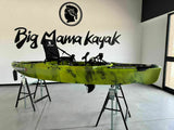 Kayak fishing a Pedali divisibile Big Mama Triken 330 Live S, con ruote e vasca del vivo