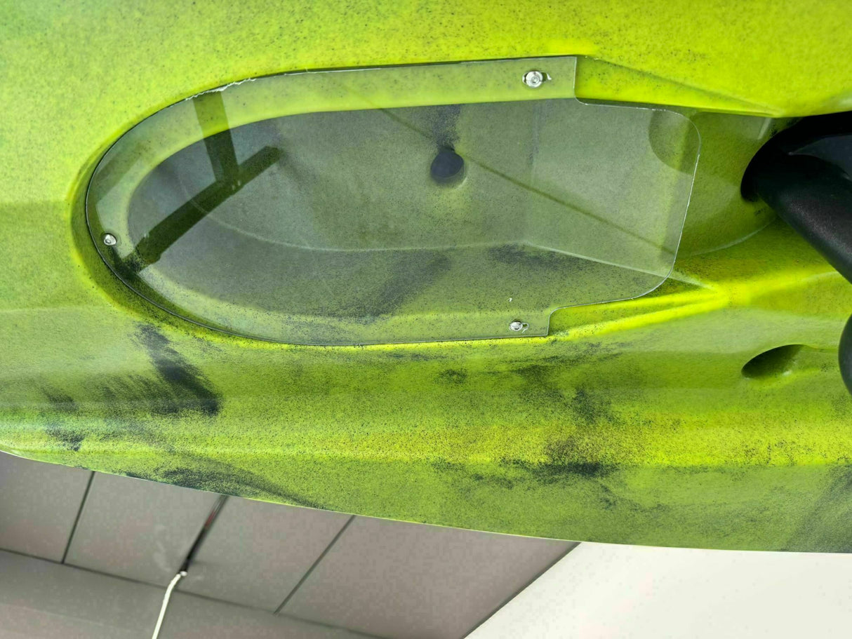 Kayak fishing a Pedali divisibile Big Mama Triken 330 Live S, con ruote e vasca del vivo - COLORE DEVIL