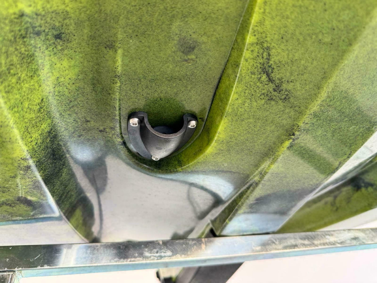 Kayak fishing a Pedali divisibile Big Mama Triken 330 S live, con ruote e vasca del vivo