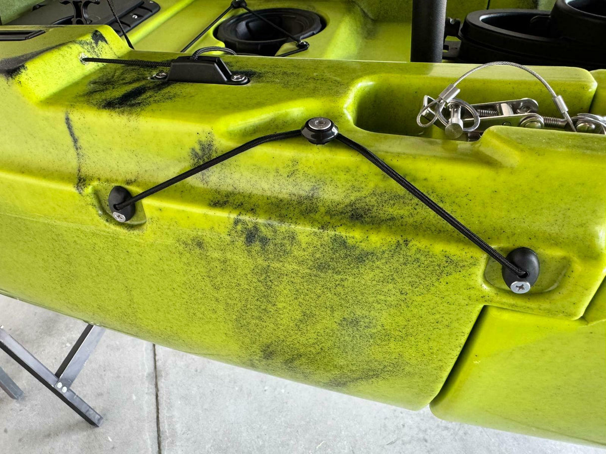 Kayak a Pedali divisibile Big Mama Triken 330 S live, con ruote e vasca del vivo