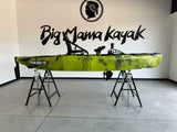 Kayak a Pedali divisibile Big Mama Triken 330 S live, con ruote e vasca del vivo