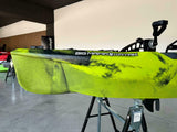 Kayak fishing a Pedali divisibile Big Mama Triken 330 S live, con ruote e vasca del vivo