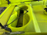 Kayak fishing a Pedali divisibile Big Mama Triken 330 S live, con ruote e vasca del vivo