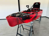 Kayak fishing a Pedali divisibile Big Mama Triken 330 S live, con ruote e vasca del vivo