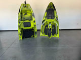 Kayak fishing a Pedali divisibile Big Mama Triken 330 Live S, con ruote e vasca del vivo
