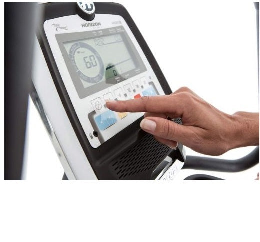 Promo Horizon Ellittica Elettromagnetica ANDES 5 a volano anteriore richiudibile - con ricevitore fascia polar wireless - volano 8 kg