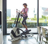 Promo Horizon Ellittica Elettromagnetica ANDES 5 a volano anteriore richiudibile - con ricevitore fascia polar wireless - volano 8 kg