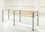 Supporto Per Doppia Sbarra Da Fissare Al Suolo Mod.pina Fix Cod.30590221 Dinamica Ballet (sbarre In Legno Non Incluse)
