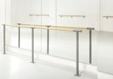 Supporto Per Sbarra Singola Da Fissare Al Suolo Mod.simple-fix Cod.30590720 Dinamica Ballet (sbarra In Legno Non Inclusa)