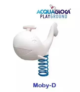 Gioco A Molla Moby-d Con Base Da Interrare Acquagioca