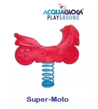 Gioco A Molla Super Moto Con Base Di Appoggio (versione Suolo) Acquagioca