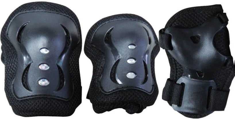 Set di Protezioni JUNIOR Nero Peso utilizzatore da 25 a 50 kg. Nextreme