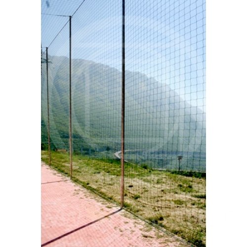 Rete Verde In Fibra Di Nylon Diametro 3 Mm Resistente U.v. Foro 10 X 10 Cm - Rete Recinzione Campi Af1704