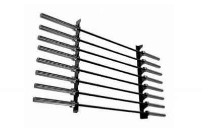 Rastrelliera Porta Bilancieri a Parete (8 posti) Linea Toorx