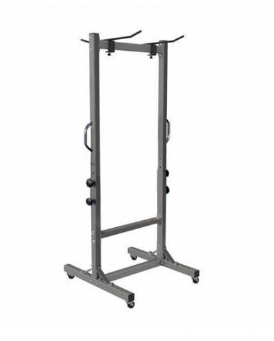 Rastrelliera Porta Materassini Occhiellati su Carrello con Ruote Linea Toorx RMT