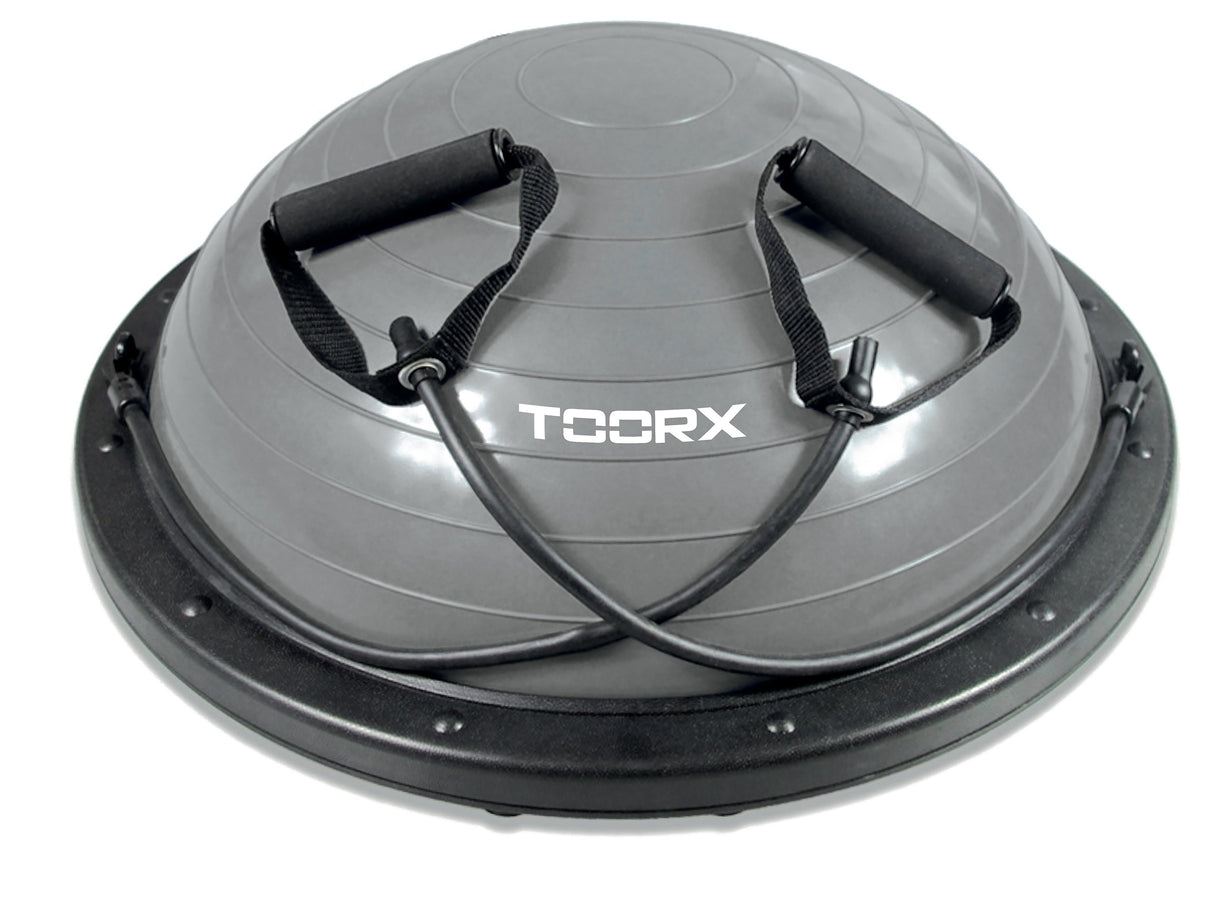 Palla Bosu Pro Ø 58 cm. con Elastici Pompa Inclusa COD.AHF-182 Linea Toorx