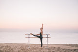 Sbarra Danza Mod.giselle Senza Ruote Base In Acciaio Mobile Con Doppia Sbarra Da 2 Metri - 10 Altezze Regolabili Cod.30592022 Dinamica Ballet