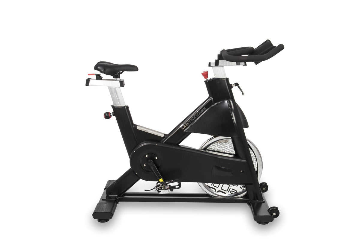 Gym Bike S53 Professionale Trasmissione A Catena - Volano 25 Kg - Peso Max Utente 150 Kg Jk Fitness Linea Diamond Professionale bike da spinning