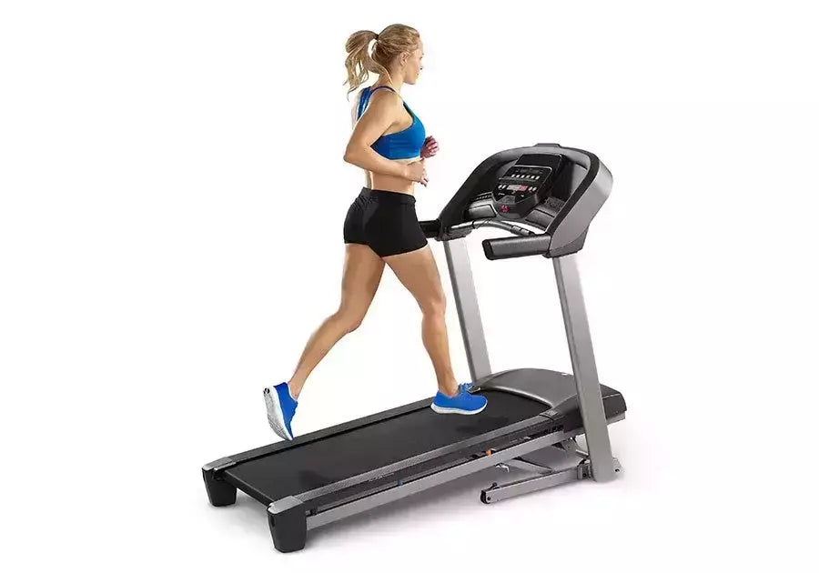 Promo Treadmill Richiudibile Tapis Roulant Salvaspazio T101 Horizon Inclinazione Elettrica - Piano Corsa 140 X 51 Cm - Peso Max Utente 124 Kg - Velocità 18 Km/h