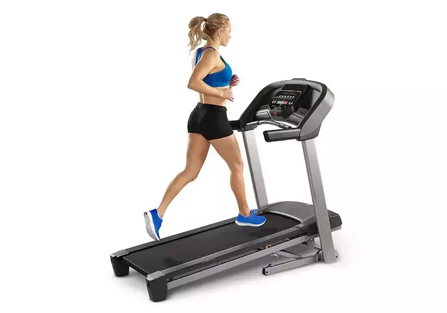 Promo T101 Tapis Roulant Horizon Inclinazione Elettrica - Piano Corsa 140 X 51 Cm - Peso Max Utente 124 Kg - Velocità 18 Km/h