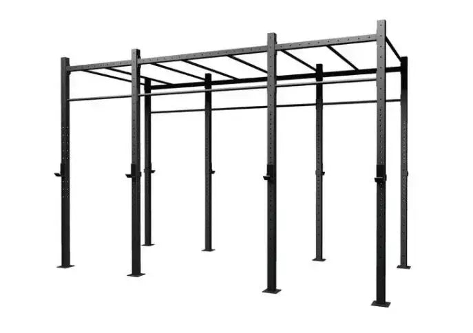 Gabbia Challenge 3 Campate Autoportante Con Monkey Station Cod.g60-3ams 60 X 60 X 3,2 Mm - 4 Coppie Appoggi Bilancieri Inclusi Toorx