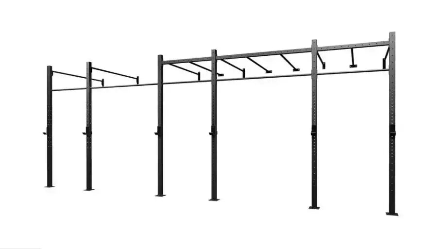 Gabbia Challenge 5 Campate A Muro Con Monkey Station Cod.g60-5mms 60 X 60 X 3,2 Mm - 3 Coppie Di Appoggia Bilancieri Inclusi Toorx
