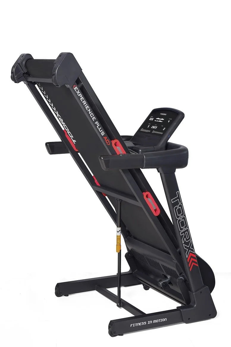 Tapis Roulant Toorx Experience Plus Hrc App Ready 3.0 Fascia Cardio Inclusa Toorx - Peso Max Utente 130 Kg - Velocità 22 Km/h - Piano Corsa 150 X 51 Cm Compatibile Con. Zwift-kinomap E Iconsole Tappeto Elettrico Palestra