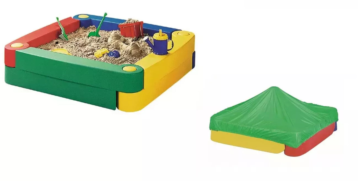 Offertissima Sabbiera Vario Kettler Indistruttibile Con Copertura Inlusa Cm.120x120 Kettler Cod.8304-000