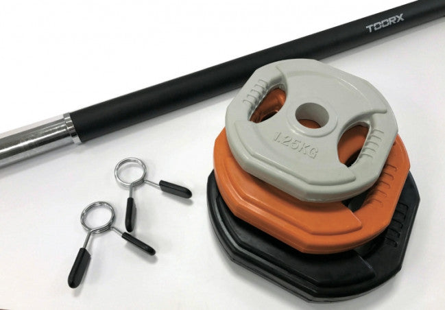Set 4 dischi 5 kg. per Body Pump Linea Toorx