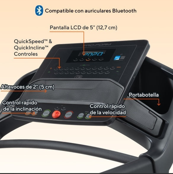 Promo CARBON TL - TAPIS ROULANT Proform cod.PFTL59925-INT - velocità 16 km/h - peso max utente 136 kg - Compatibile con App Ifit