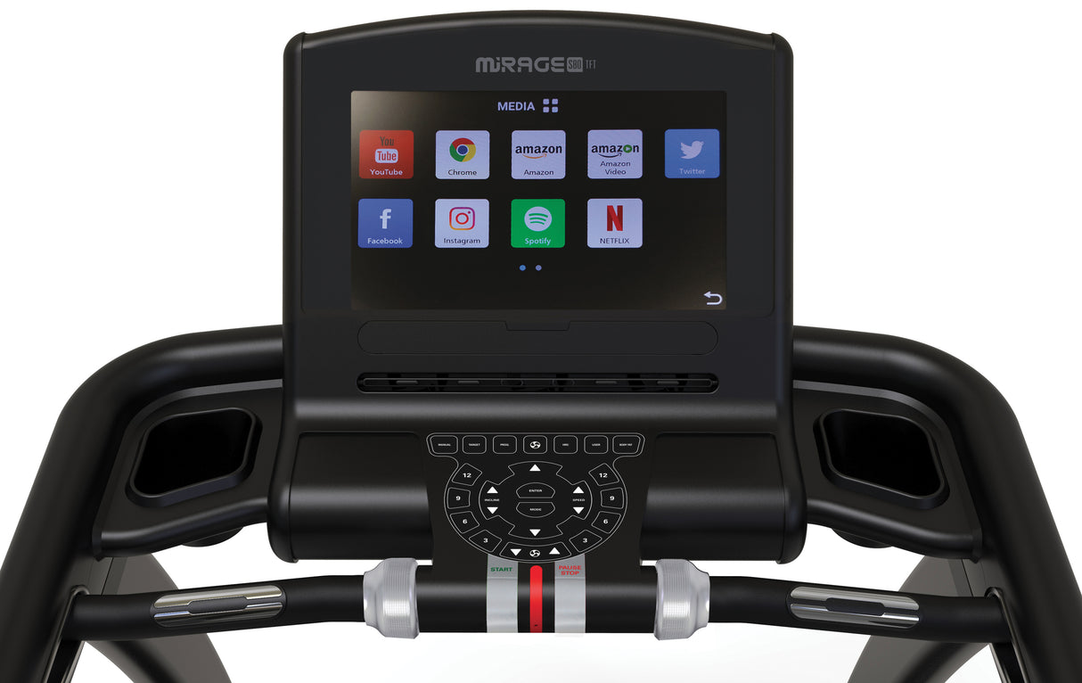 Treadmill Tapis Roulant Richiudibile Salvaspazio MIRAGE S80 TFT HRC Utente 160 kg APP READY 3.0 Toorx MOTORE AC