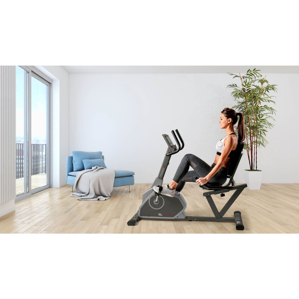 Brx-r 65 Comfort Cyclette Orizzontale Cod.brx-r65-comfort - Volano 7 Kg - Peso Max Utente 110 Kg Toorx Gym Bike Bici da Camera