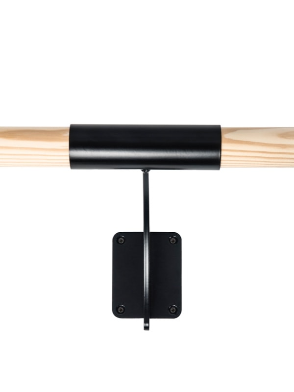 Supporto Sbarra da danza fissa a parete Arabesque Black Dinamica Ballet Cod. 30590431 (sbarra non inclusa)