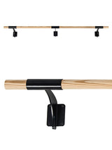 Supporto Sbarra da danza fissa a parete Arabesque Black Dinamica Ballet Cod. 30590431 (sbarra non inclusa)