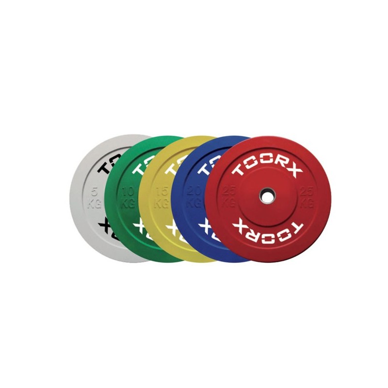 Disco BUMPER Challenge - 5 kg. Ø 45 cm. Foro Interno 50 mm. Linea Toorx cod. DBCH-5