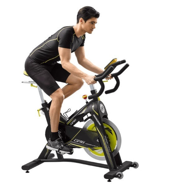 promo Gym Bike Horizon GR6 Indoor Massa Volanica 16 kg Peso Max Utente 136 kg Resistenza magnetico - trasmissione a cinghia COD.GRX6