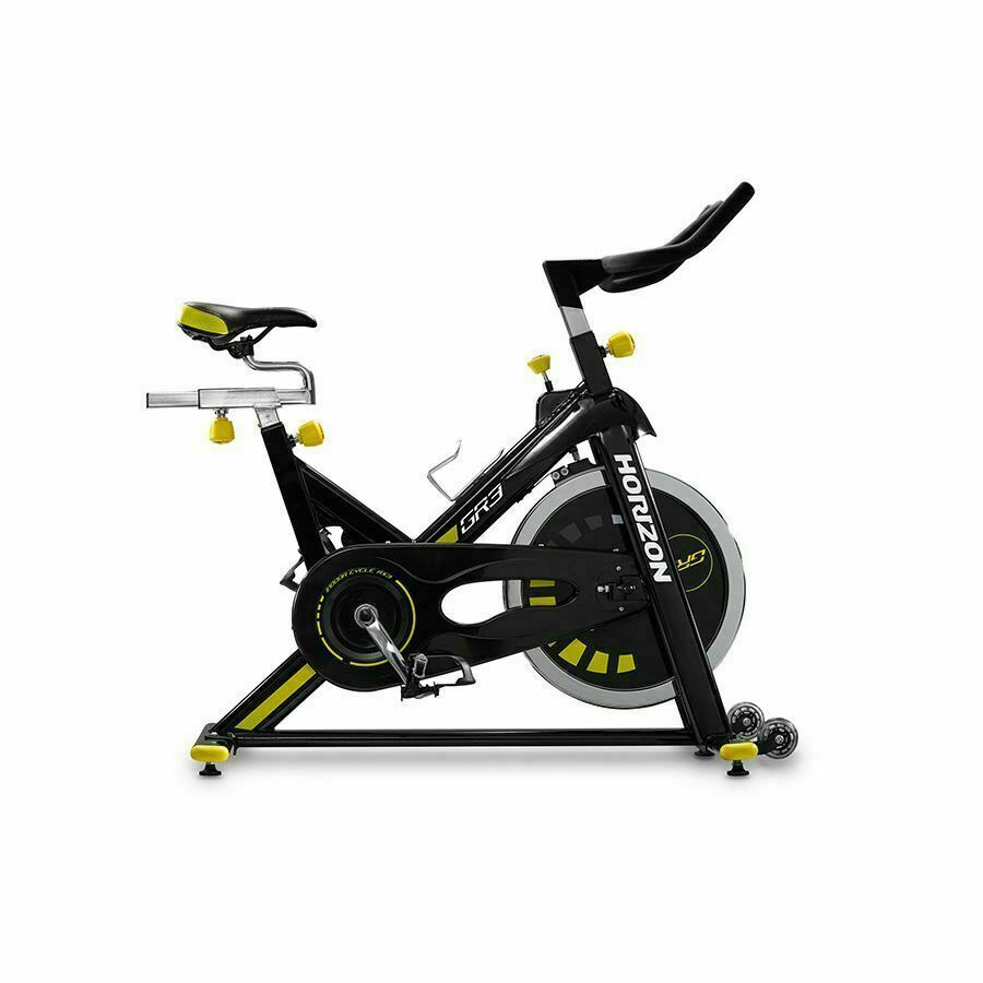 Pack Gym Bike Horizon GR3 Indoor Massa Volanica 22 kg Peso Max Utente 130 kg Resistenza Freno a Frizione + Consolle LCD