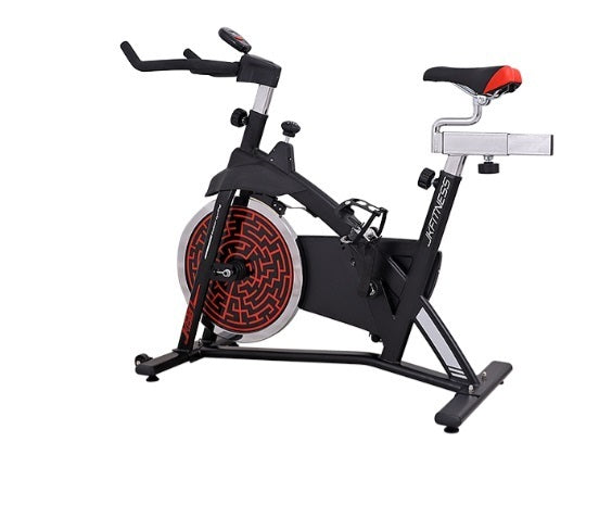 Jk507 Gym Bike Trasmissione A Catena Freno Tampone - Volano 18 Kg - Peso Max Utente 130 Kg Jk Fitness Cod.7jk507