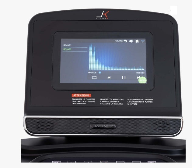 JK194 TAPIS ROULANT JK FITNESS Linea Home cod.JK194 MOTORE AC - peso max utente 160 kg -compatibile con Zwift e Kinomap