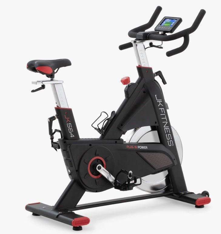 Jk564 Gym Bike freno elettromagnetico - Volano 22 Kg - Peso Max Utente 150 Kg Jk Fitness Cod.jk564 - compatibile con Zwift e Kinomap