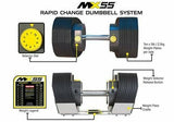 Promo MX55 Set peso regolabile fino a 24,9 kg (incluso rack-aste-pesi) IRONMASTER