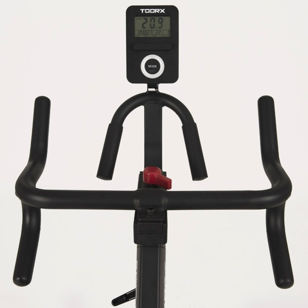 EX ESPOSIZIONE Gym Bike SRX-SPEED MAG con Sistema Frenante Magnetico e Ricevitore Wireless Linea Toorx Trasmissione a Massa volanica peso 20 kg bike da spinning