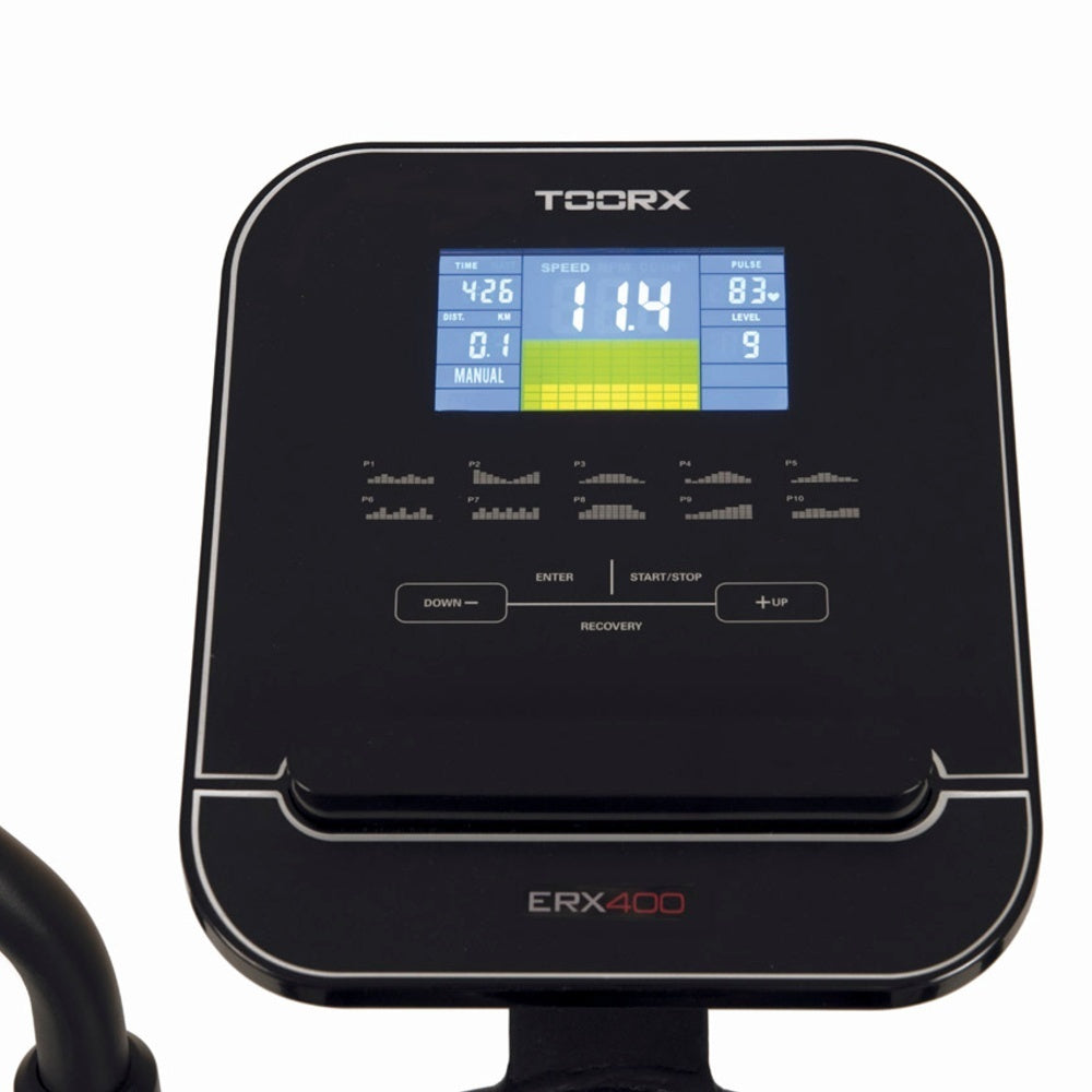 PROMO Ellittica Elettromagnetica ERX-400 HRC Volano Anteriore Richiudibile con Ricevitore Wireless -App Ready 3.0-Linea Toorx Chrono Line