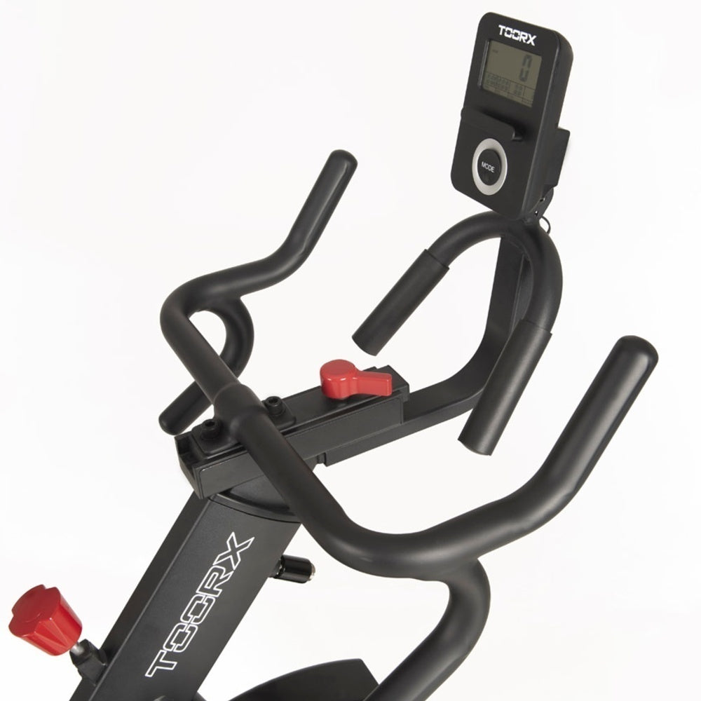 EX ESPOSIZIONE Gym Bike SRX-SPEED MAG con Sistema Frenante Magnetico e Ricevitore Wireless Linea Toorx Trasmissione a Massa volanica peso 20 kg bike da spinning